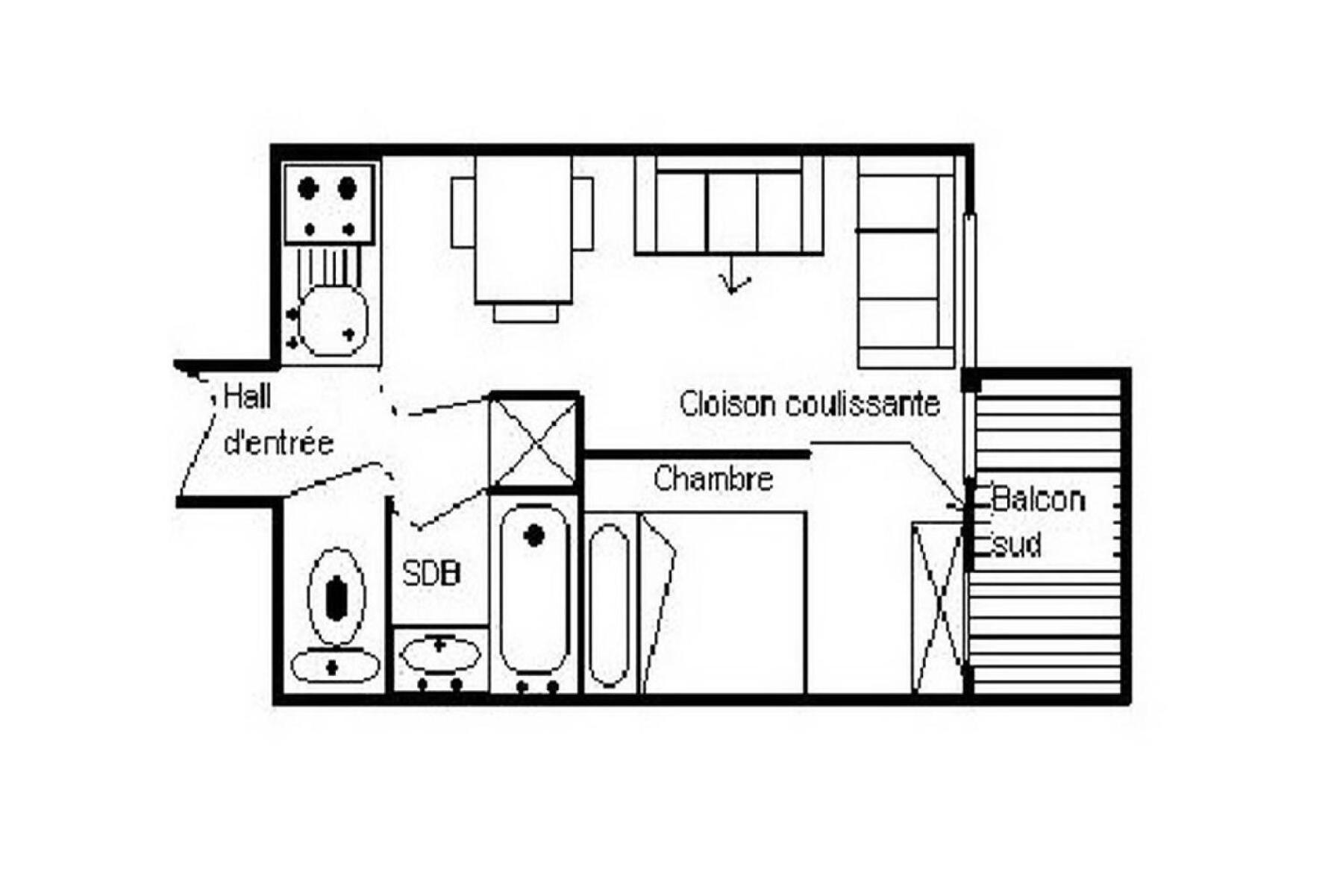 Residence Boedette D - Appartement Renove - Depart Et Retour Skis Aux Pieds - Balcon Mae-1214 Saint-Martin-de-Belleville Luaran gambar